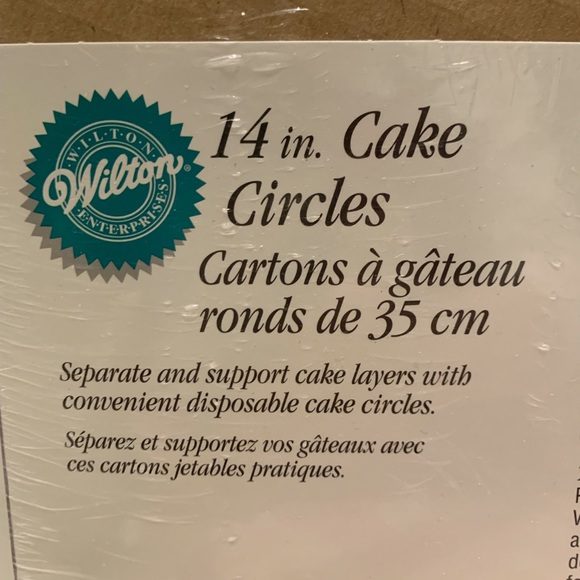 NWT WILTON 14 in. CAKE CIRCLES. - Picture 5 of 5